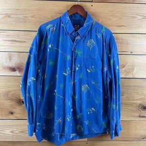 Vintage Gap Fly Fishing Men’s Button Down 90s